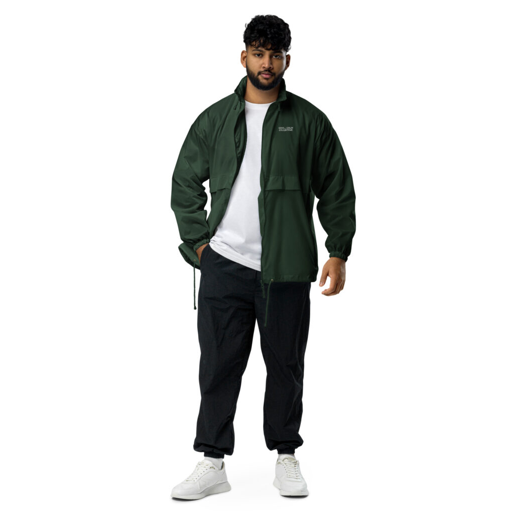 The Presence Windbreaker • Forest Green